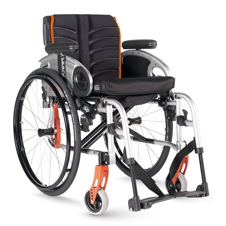 Carrozzina elettrica pieghevole ultraleggera, sedia a rotelle per disabili  E180